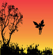 Fairy Sunset Background