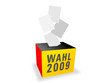 Vector: Wahl Urne Wahl Urne