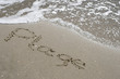 dessin sur le sable