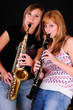 Mädels in der Musikschule