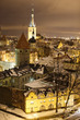 Night view of model-like Tallinn