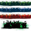 Pubblico vettoriale colorato Pubblico vettoriale colorato