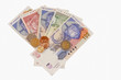 Money on white background