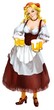 Beautiful girl with beer mugs