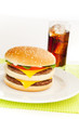 Photo: Double cheese burger Double cheese burger