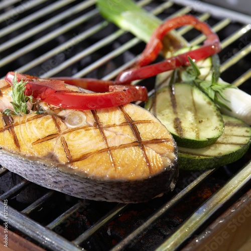 Lachs gegrillt