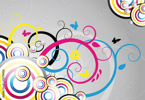 Vektor: cmyk ornamente cmyk ornamente