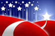 american flag stylized background