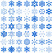 Vector illustration. Snowflakes.