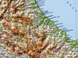 Carta geografica dell'Abruzzo e del Molise