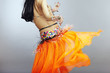 Backside of the belly dancer Backside of the belly dancer