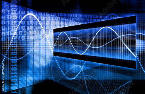 Illustration: Blue Corporate Data Diagram Blue Corporate Data Diagram