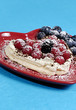 Meringue with berries