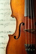 part of an antique violin