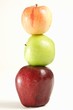 stack of three apple colors stack of three apple colors
