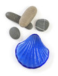 Stones with glass Shell