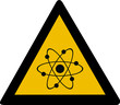 Warning sign - atom
