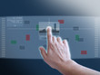 Projection of a virtual touch screen Projection of a virtual touch screen