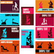 Health/Exercise Business Card Templates