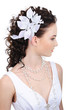 bride with modern hairstyle