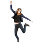Photo: Jeune fille branché concept musique Jeune fille branché concept musique