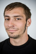 beardy male smiling in a portrait beardy male smiling in a portrait