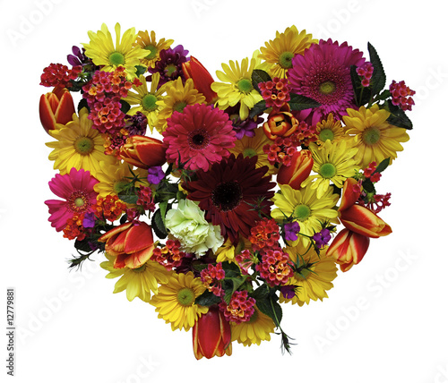 Spring Floral Heart