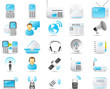 Nouve icon set: Wireless and communication technology