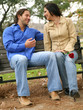 Conversation On Bench Conversation On Bench