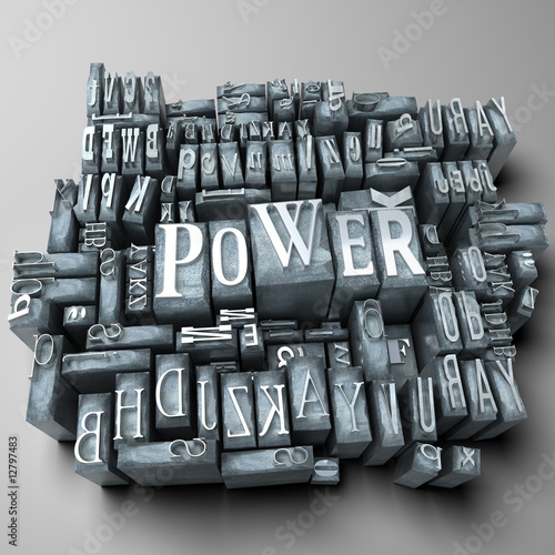 Photo: letter power maj1 letter power maj1