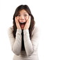 Shocked woman