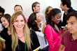 Multi-ethnic group of students