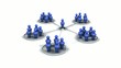 Video: Réseau social 3D bleu animation Réseau social 3D bleu animation