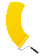 Yellow paint on a wall