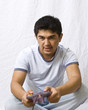 Playing video game Playing video game