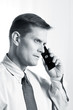 businessman on cell phone businessman on cell phone