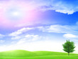 beautiful solar blue sky on hilly plain beautiful solar blue sky on hilly plain
