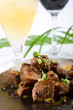 beef cooked in black bean sauce