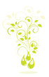 gouttes eau écolo et floral