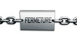 Fermeture fon d blanc Fermeture fon d blanc