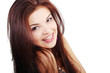 Smiling portrait of model