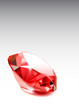 Red ruby gemstone