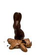 Foto: Osterhase zerstört Weihnachtsmann Osterhase zerstört Weihnachtsmann