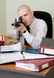 Accountant armed with a rifle Accountant armed with a rifle