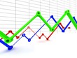 Coloured business graph
