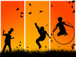 children playing