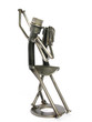 Couple made of screws, nuts and bolts dancing tango Couple made of screws, nuts and bolts dancing tango