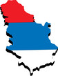 Map of Serbia