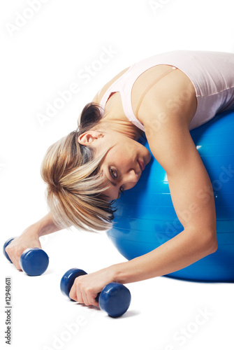Tired Sportswoman
