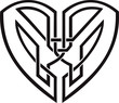 Celtic heart - tribal tattoo